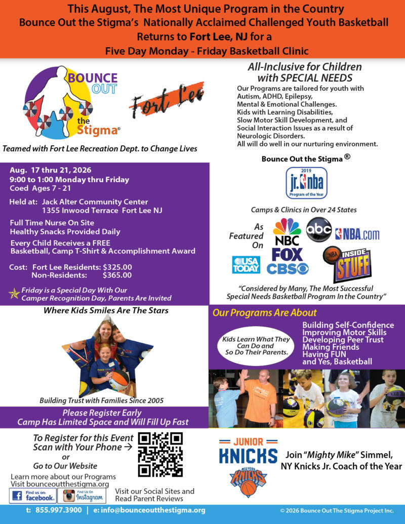 Special Needs Basketball Program New Jersey