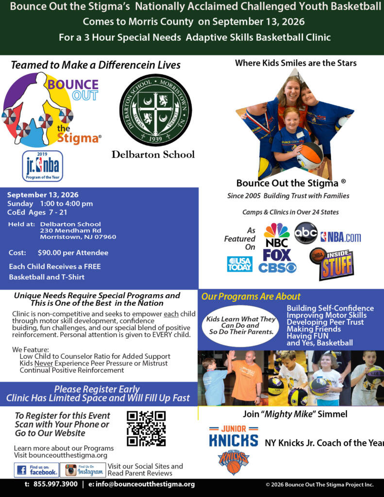 morris county special needs basketball clinic